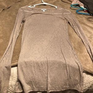 Express long sleeve burnout tops